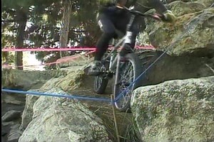trials riding clip from my 1997 video "Big Five", watch the whole video on my Youtube Channel: https://www.youtube.com/user/Hansnowayrey | Hans Rey