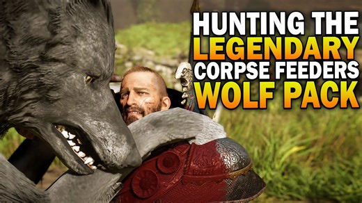 Legendary Animals in AC Valhalla: The Corpse Feeders Wolf Pack