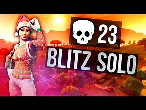Most Kills in Blitz Mode Solo vs Solo?! 23 Kill Win (Fortnite Battle Royale)