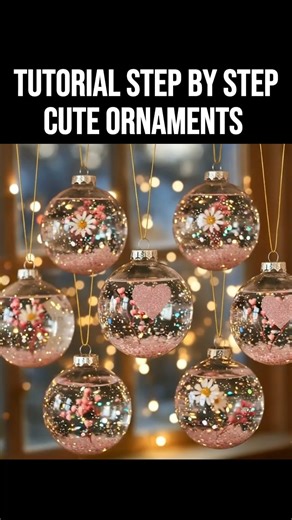 2.5M views · 22K reactions | Cute Ornaments You’ll Need: Clear...