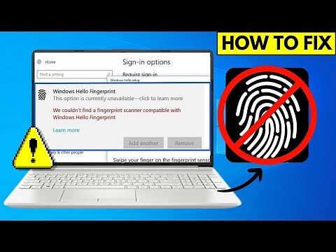 How to Fix “We Couldn’t Find a Fingerprint Scanner Compatible With Windows Hello Fingerprint” Error