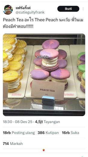 Transforming Peach Tea to Theepeach: A Journey