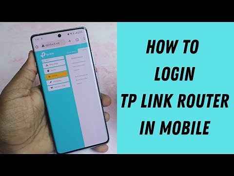 How to login tp link router in mobile - TP Link Web Management Page