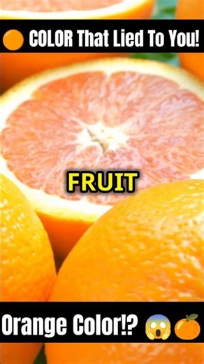 The SHOCKING truth behind the name‘ORANGE' 🍊🤔 | #orange #colors #fruit #facts #amazing