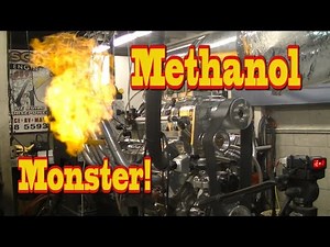 Blown Methanol Monster lays waste to Dyno room! LOL! Nelson Racing Engines. Alcohol Rail..