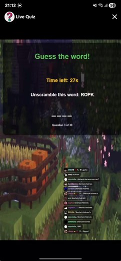 join our live and become a Quiz-master!