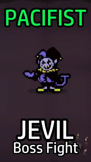 Deltarune Jevil Pacifist Boss Fight Experience