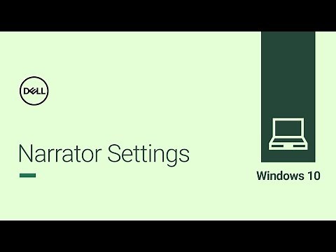 Windows 10 | Narrator Settings