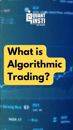 Algo Trading explained in 1 minute | What is Algorithmic Trading? #algorithmictrading #algotrading