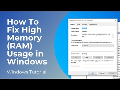 How To Fix High Memory/RAM Usage In Windows 10