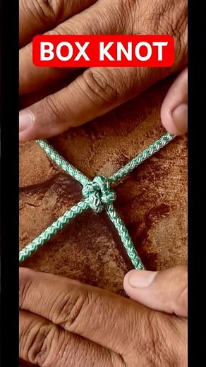 EASY Box Knot Tutorial for Beginners | How to tie easy knot pattern