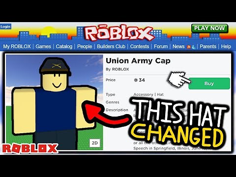Roblox just completely changed these 2009 hats after 12 years?