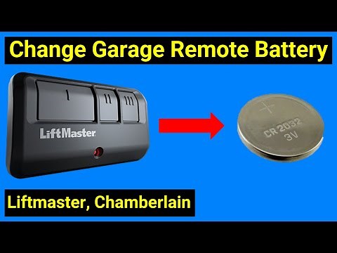 ✅ Liftmaster Garage Door Remote ● How to Change the Battery ● Chamberlain