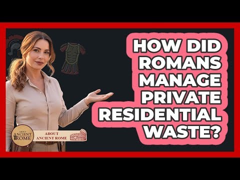 How Did Romans Manage Private Residential Waste?