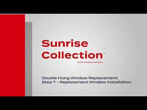 Sunrise Collection: Window Install with Brickmold