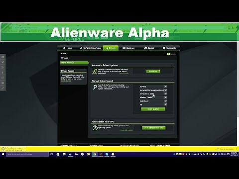 Alienware Alpha - How to update drivers