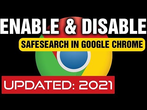 How to turn Google safe search on and off