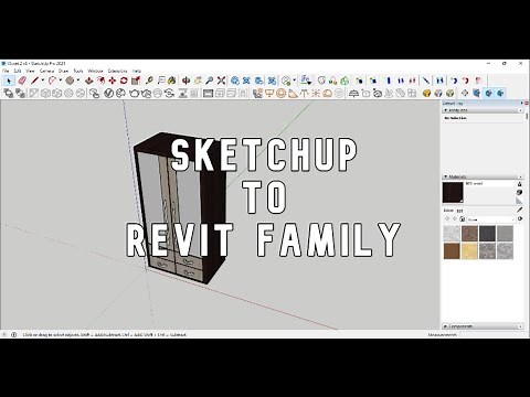 SKETCHUP to REVIT FAMILY