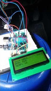 Arduino OBD2 interface reading data from car