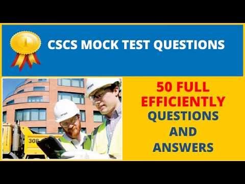 CSCS Test - Full 50 EFFICIENTLY Questions and Answers