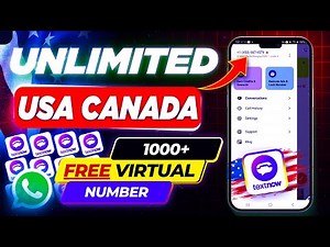 How To Create TextNow Account | Free phone number for whatsapp | Virtual Number for OTP Verification