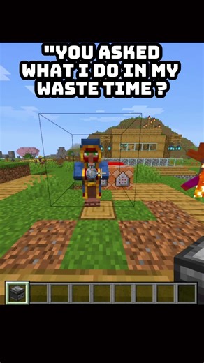 How I "Waste" My Time in Minecraft...#minecraft #minecraftshorts