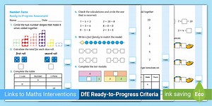 Assessment of Year 1 Ready-to-Progress Criteria: Number Facts