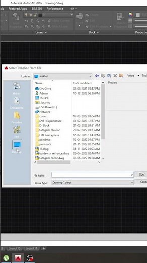 How to copy layout from one file to another in AutoCAD.
