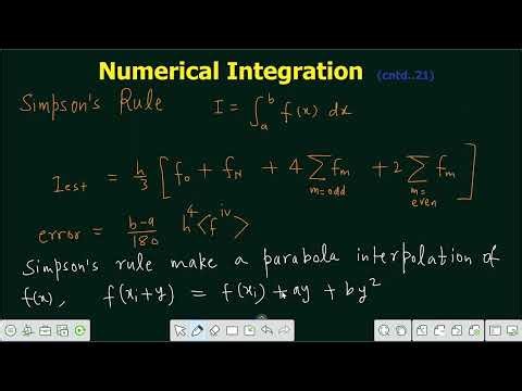 Lecture 109 | Proof of Simpson's Formula for Integration and Proof of Error | Numerical Integration