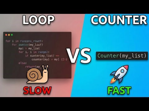 Stop Counting with Loops! Use Python Counter Instead 🚀 #python