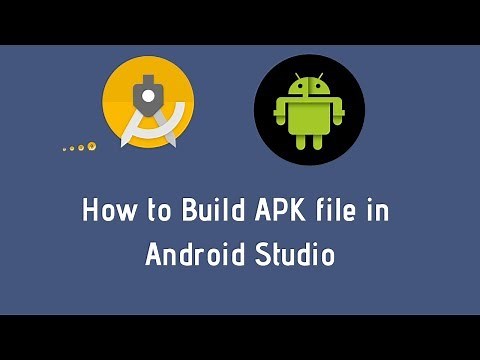How to create apk file in android studio