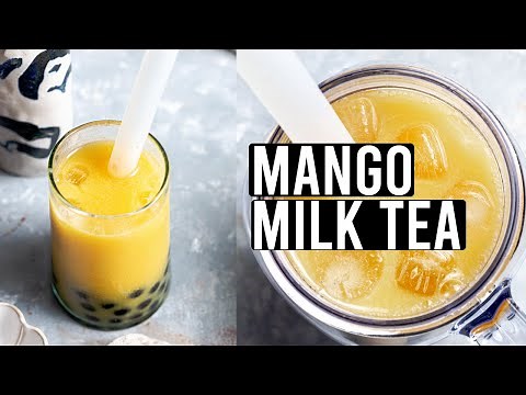 Mango Bubble Milk Tea