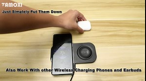 Amazon.com: Wireless Charger for Samsung - 2 in 1 Dual Wireless Charging Pad for S21/S20/S10/S9/S8/Note 20/10/9/Galaxy Z Flip Fold Series, Samsung Watch 4/3 Active 2/1,Gear S4/S3 Samsung Galaxy Buds 2/+/Pro/Live : Cell Phones & Accessories