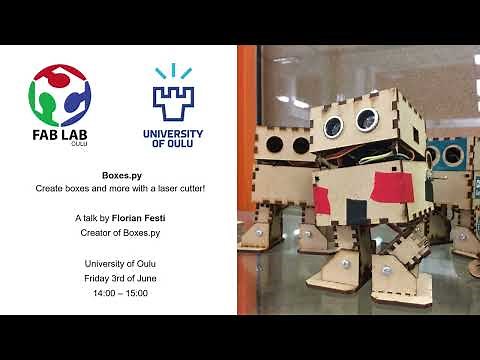 Boxes.py - Create boxes and more with a laser cutter!