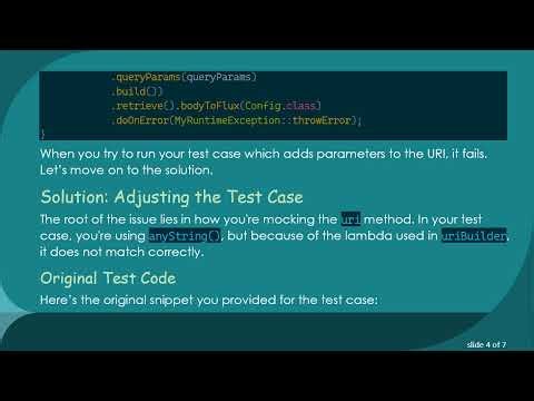 Effective Testing: WebClient GET Unit Test with Mockito