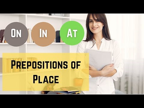 In At On Prepositions of Place | English Grammar Rules in 7 minutes