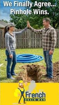 This Pipe Works as a French Drain, Leach Line, AND Discharge