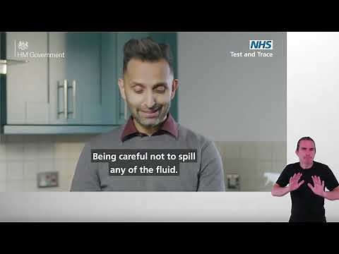 How to take an Innova rapid COVID-19 lateral flow test | With British Sign Language (BSL)
