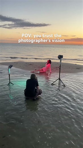 Pairing the Pano 60c and the Ray 120c with the amaran Peak in the ocean!#amaran #lighting #tutorial