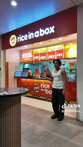 Its Stefano Working as a Standee at RBX Rice in a Box
