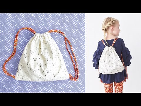 How to Sew a Drawstring Backpack