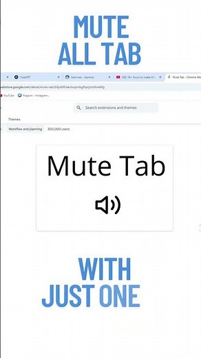 Mute a tab with this trick| Close all open tabs