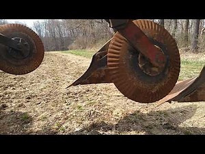 Start plowing 2021 with Ford 7710 and Oliver 546 plows.