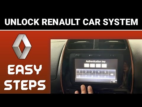 Renault Kwid Audio System Authentication Key | How to Get a Radio Code for a Renault Cars