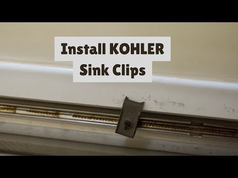How To Use Sink Clips to Secure Kohler Sink to Quartz Countertop