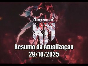 Resumo das Atualizações de 29/10/2025