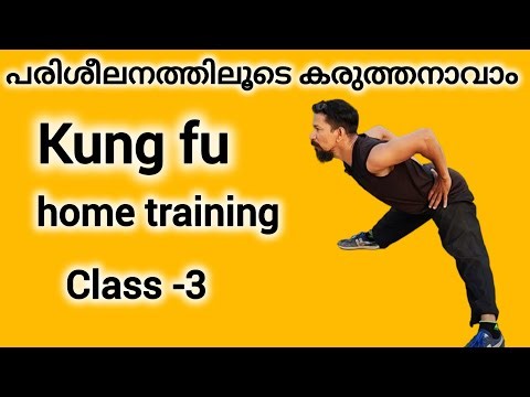kung fu പരിശീലനത്തിലൂടെ കരുത്തനാവാം/class-3 kung fu home training