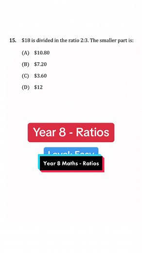 Solving Year 8 Maths Ratios: Explained Step-by-Step