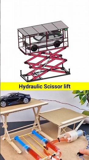 Hydraulic Scissor lift Mechanism 📌