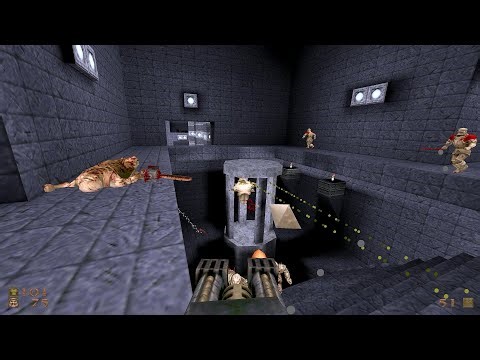 Quake - Dark, Blue, Scary - Nightmare 100%